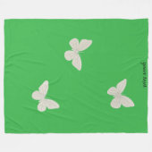 Butterfly Fleece Blanket Deken (Voorkant (Horizontaal))