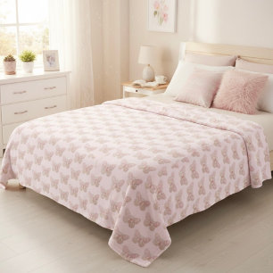Butterfly Fleece Blanket Deken