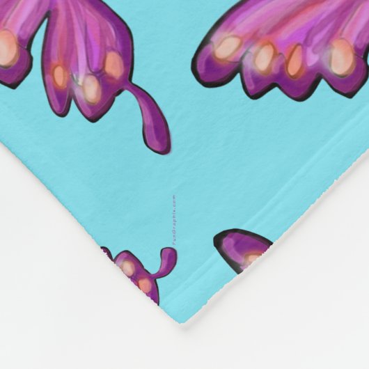 Butterfly Fleece Deken (Hoek)