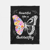 Butterfly fleece deken (Voorkant)