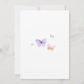 Butterfly Floral Baby Shower Invitation (Dos)