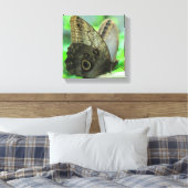 Butterfly Floral  Canvas Print (Insitu (Slaapkamer))