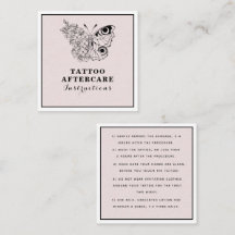 Butterfly Floral Eye Tattoo Nazorg Instructies