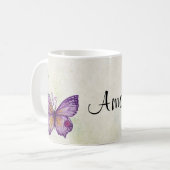 Butterfly - Floral Koffiemok (Voorkant links)