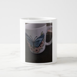 butterfly floral mug extra grote beker