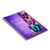 Butterfly Floral Personalized Prayer Journal (Côté Droit)