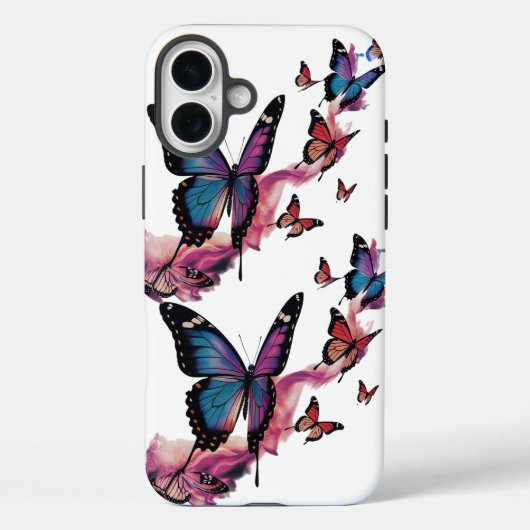 Butterfly Flow iPhone 16 Plus Coque - Transformati (Verso)