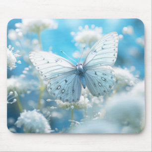 Butterfly Flower Natuur Serene Tranquil Muismat