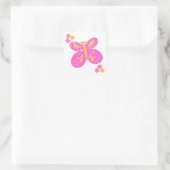 Butterfly Flowers Pinks Yellow_Fun Stickers (Tas)