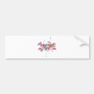 Butterfly Flute Bumpersticker