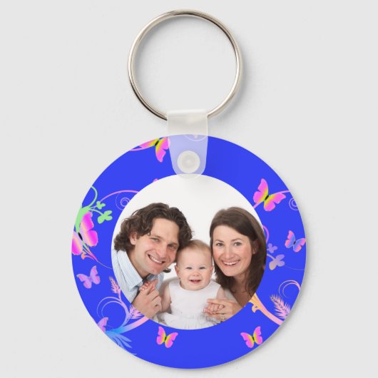 Butterfly/foto Sleutelhanger (Voorkant)