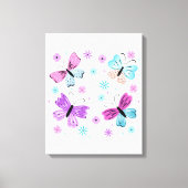 Butterfly Friends Canvas Afdruk (Voorkant)