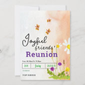 Butterfly Friends' Reunion Invitations  (Devant)