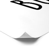 Butterfly Funny Butter met Wings Pun Poster (Hoek)