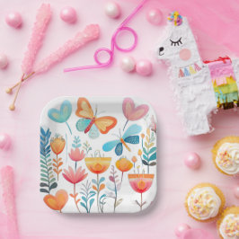 Butterfly Garden 1 Papieren Bordje