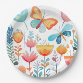 Butterfly Garden 1 Papieren Bordje
