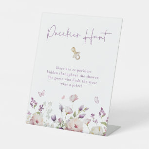 Butterfly Garden Baby shower Fopspeen Hunt Reclamebord Met Voetstuk