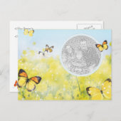 Butterfly Garden Briefkaart (Voorkant / Achterkant)