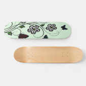 Butterfly Garden Green Skateboard (Horizontaal)
