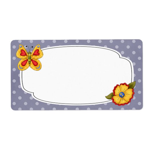 Butterfly Garden Label (Voorkant)