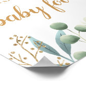 Butterfly Garden raden het Baby-bord Poster (Hoek)