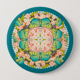 Butterfly Garden Ronde Button 4,0 Cm