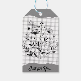 Butterfly Garden Sketches Cadeaulabel