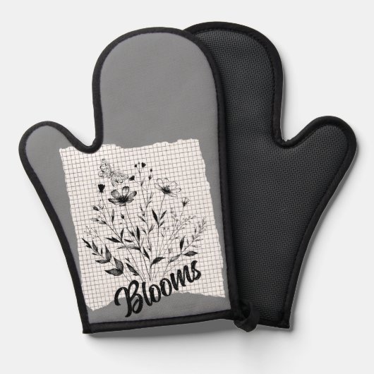 Butterfly Garden Sketches Ovenwant (Voorkant / Achterkant)