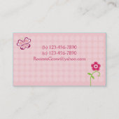 Butterfly Garden Trendy Visitekaartje (Achterkant)