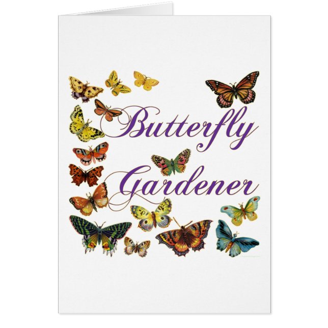 Butterfly Gardener Gezegde (Voorkant)