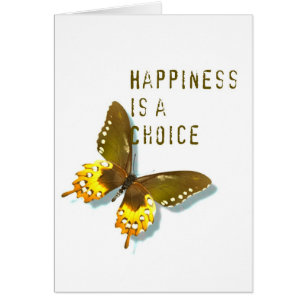 Butterfly-Geluk is een Keuze Kaart