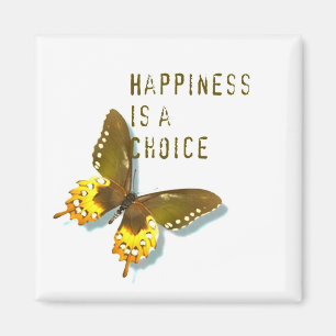 Butterfly-Geluk is een Keuze Magnet Magneet