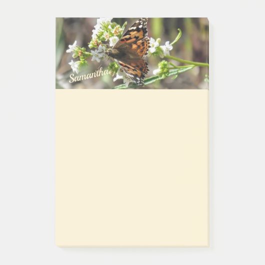 Butterfly Gepersonaliseerde 4x6 Post-it® Notes (Voorkant)