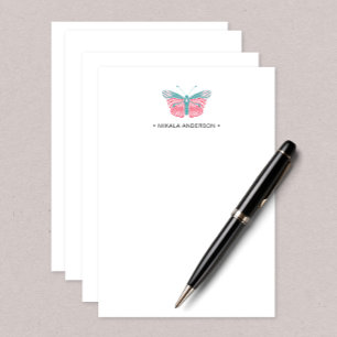 Butterfly Gepersonaliseerde notitiekaart