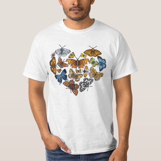 Butterfly Gift Mannen Vrouwen Cool T-shirt (Voorkant)