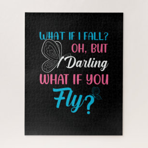 Butterfly Gift Wat als je vliegt Legpuzzel