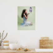 Butterfly Girl Poster (Keuken)