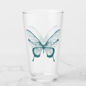 Butterfly Glass Glas (Achterkant)