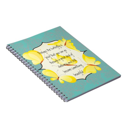 Butterfly Glow-Up Notitieboek is je dagelijkse ins (Rechterzijde)