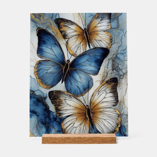 Butterfly grace acryl bord (Voorkant)