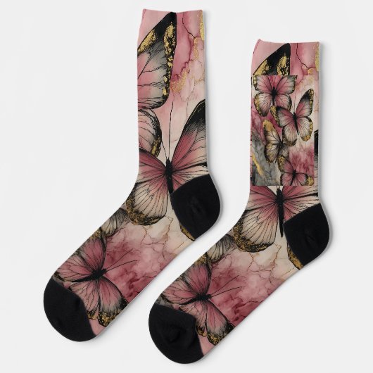 Butterfly grace Crew Socks Sokken (Links)
