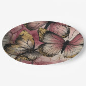 Butterfly grace papieren bordje (Gekanteld)