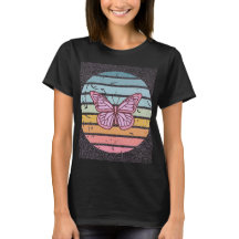 "Butterfly" grafisch T-shirt | stijlvol