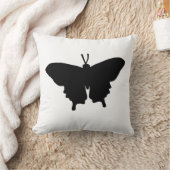 Butterfly Graphic Black en White Sierkussen (Deken)