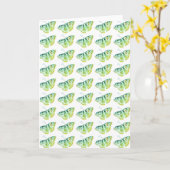  Butterfly Green Kaart (Gele Bloem)