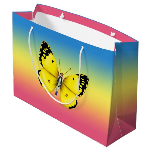 Butterfly Groot Cadeauzakje (Achterkant Gekanteld)