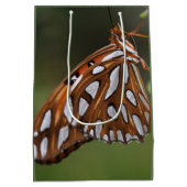 Butterfly Gulf Fritillary Passion Oranje Green Medium Cadeauzakje (Achterkant)