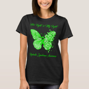 Butterfly Haar gevecht is mijn Nephrotisch Syndroo T-shirt