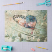 Butterfly  Hand Schrijven Letter Decoupage Tissuepapier (Craft)