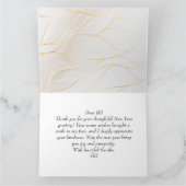 Butterfly - Hartelijk dank Bedankkaart (Binnen)